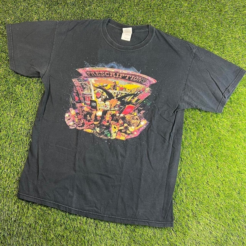 Hank III Attention Deficit Domination Prescriptions Double Sided Band T Shirt L